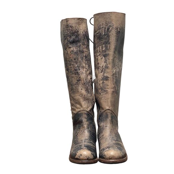 Bed‎ Stu Women\'s Sz 8 Manchester Boots Distressed Tall Leather Cobbler